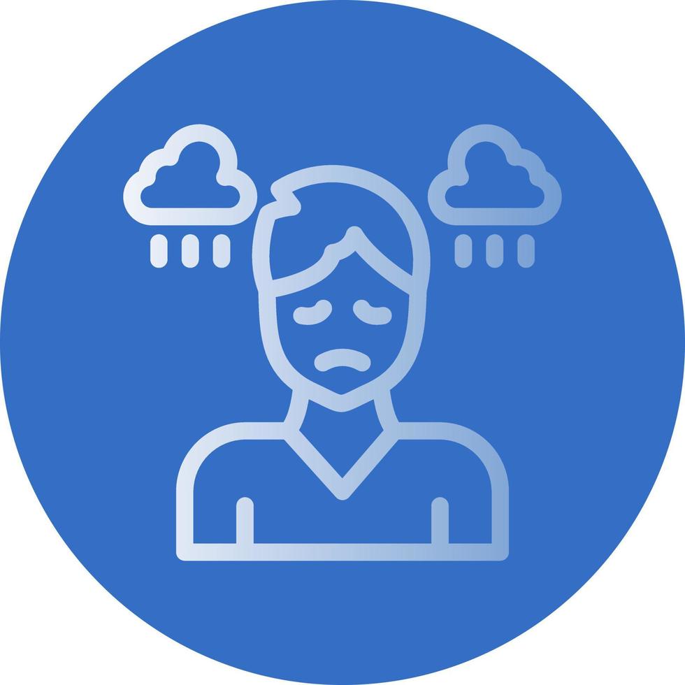 Depression Vector Icon Design