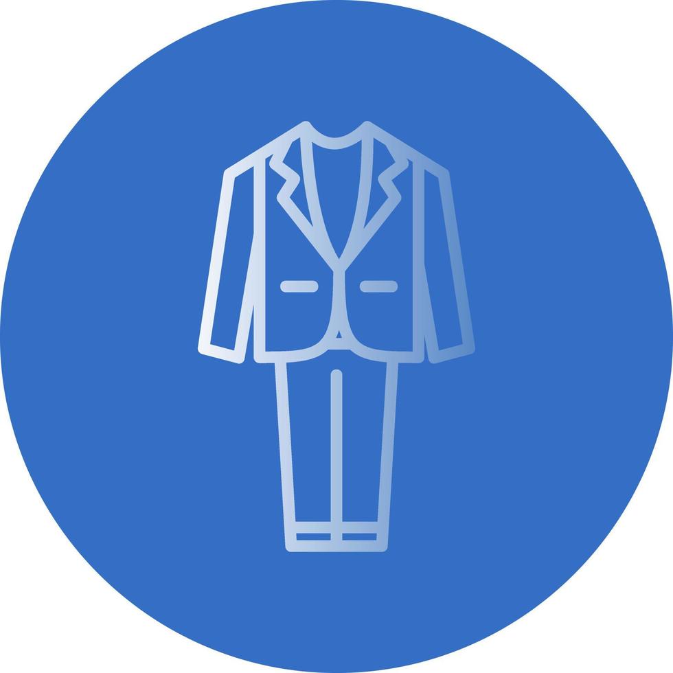 Wedding Men Suit Vector Icon Design