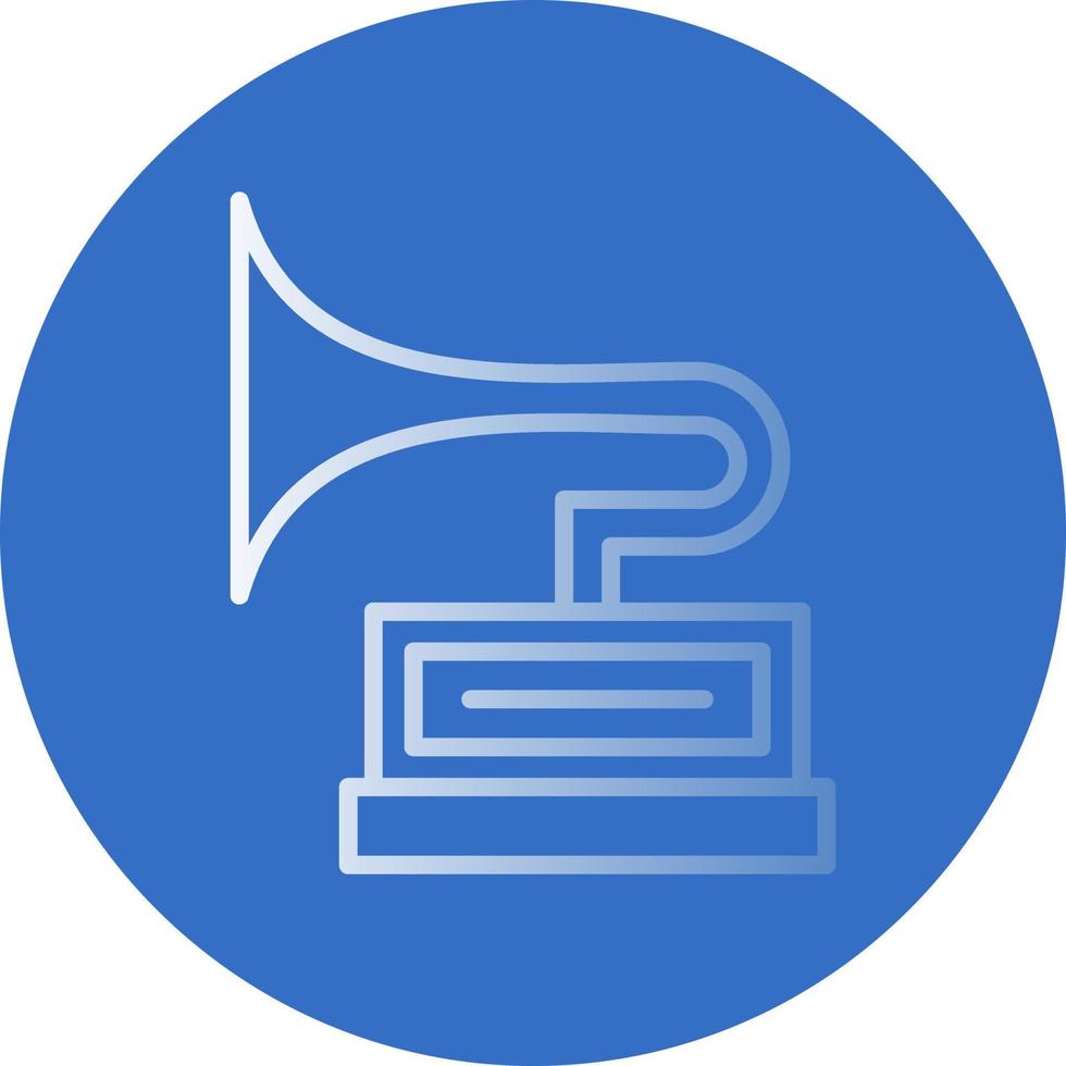Gramophone Vector Icon Design