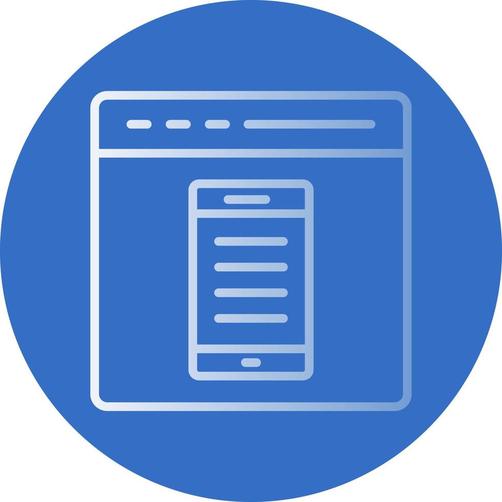 EComerce Webpage Vector Icon Design