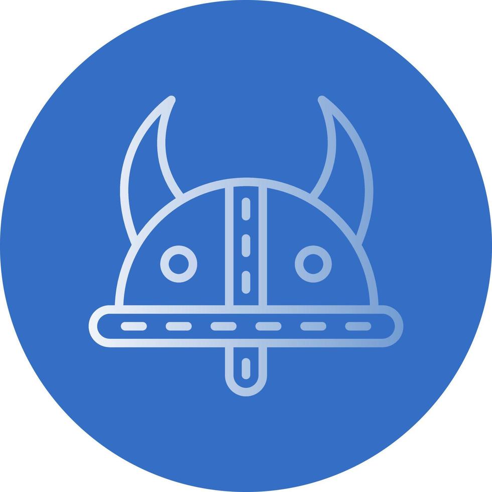 Viking Helmet Vector Icon Design