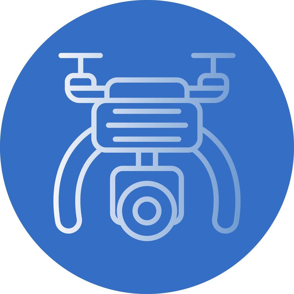 Drone Camera Vector Icon Design