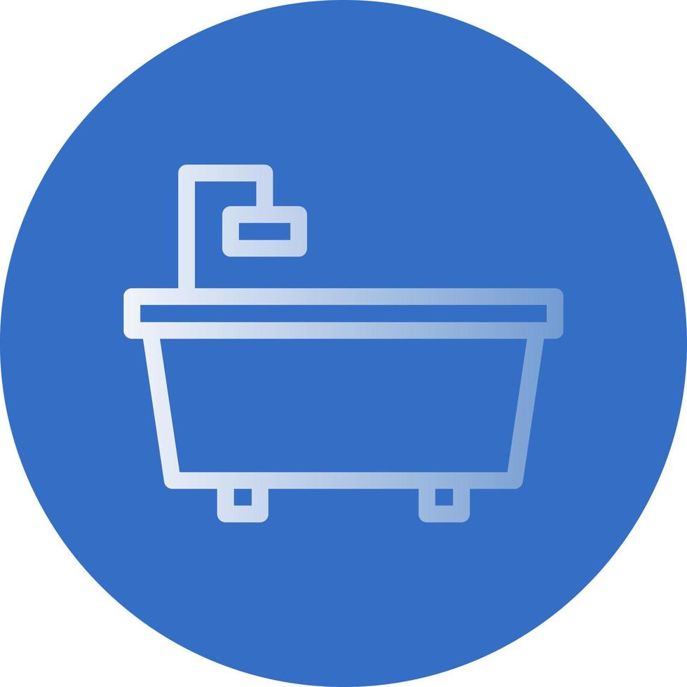 Bathtub Vector Icon Design