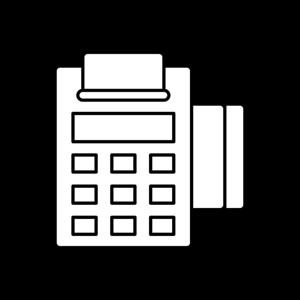 Pos Terminal Vector Icon Design