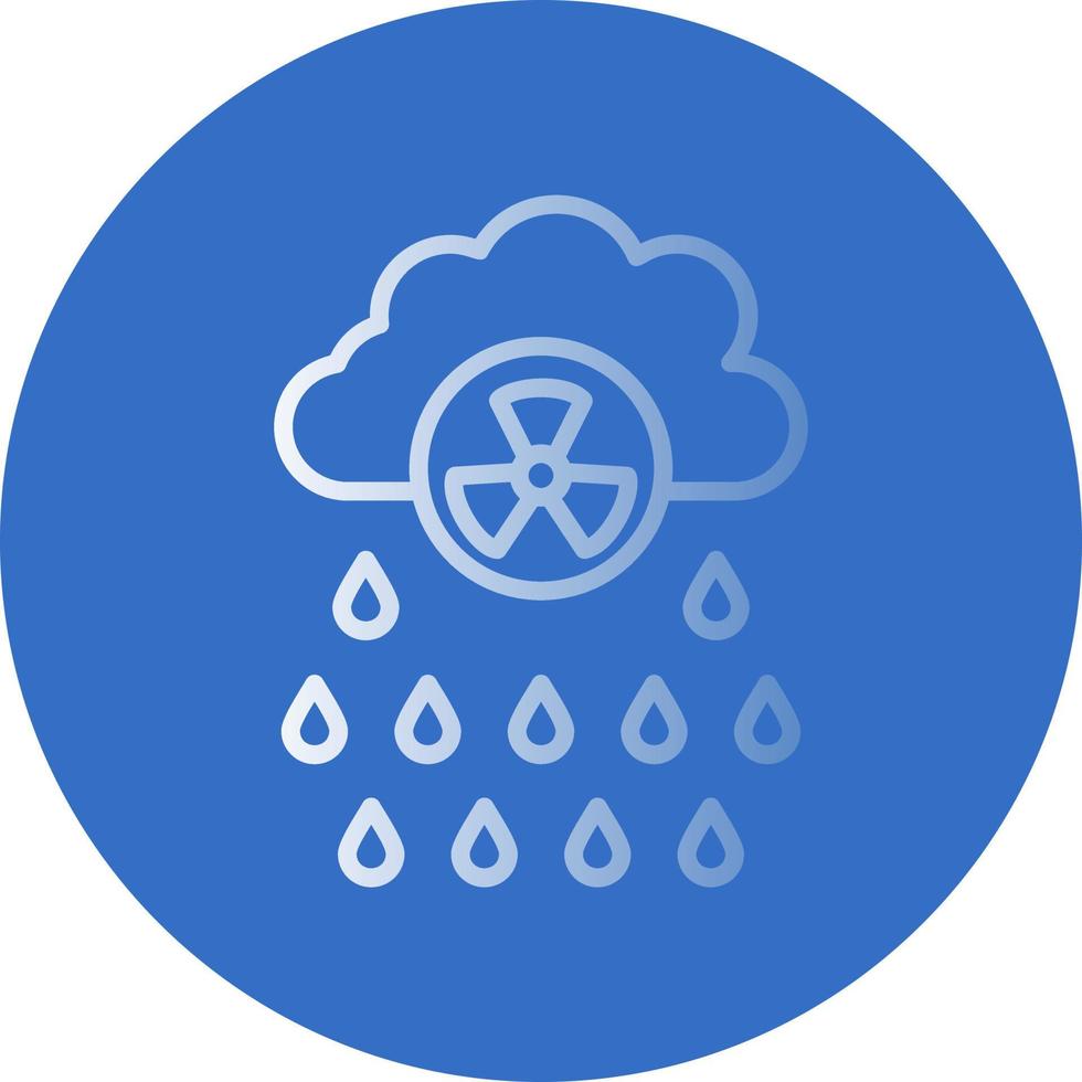 Acid Rain Vector Icon Design