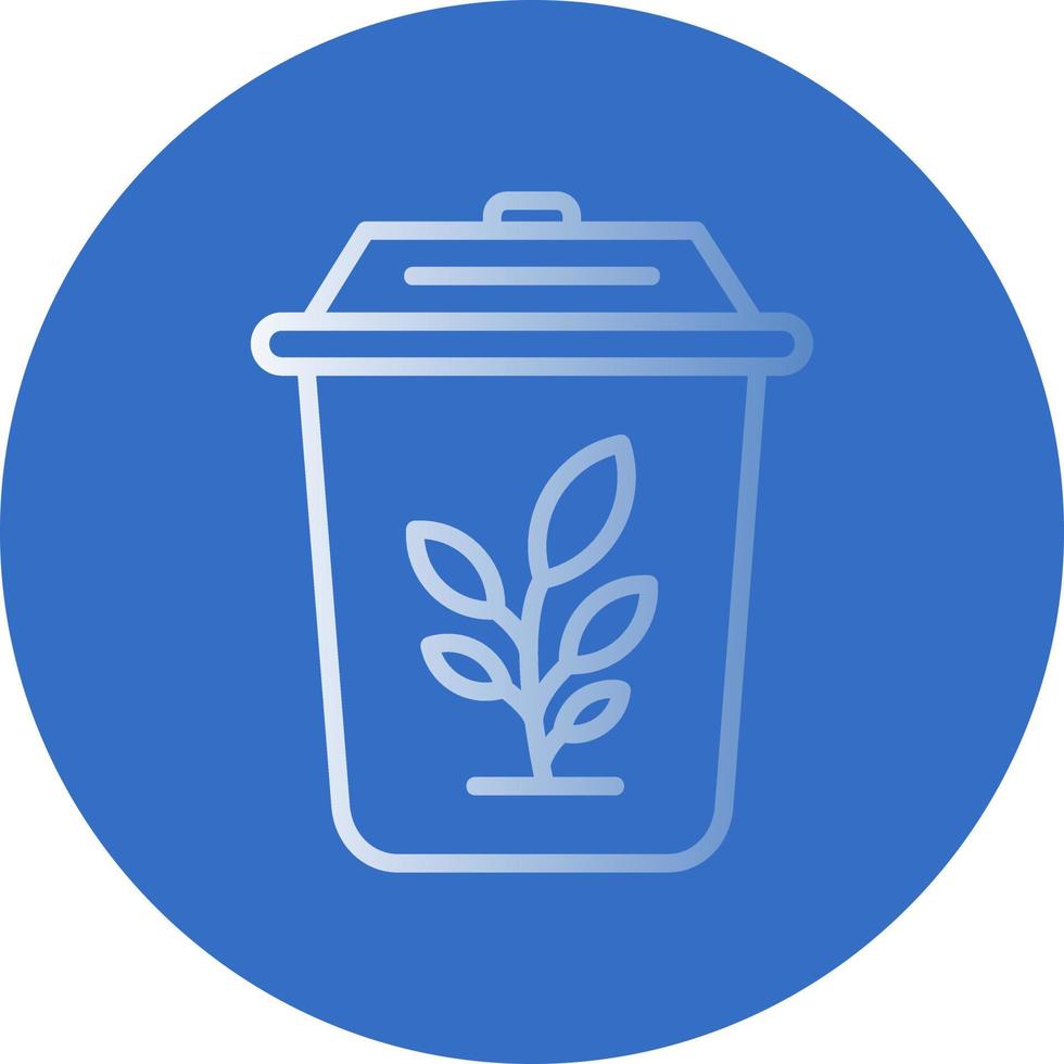 Plant Trash Vector Icon Design