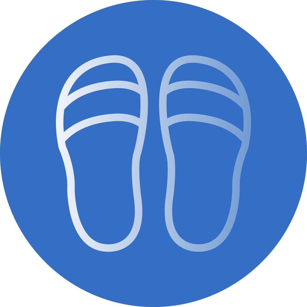 Slippers Vector Icon Design