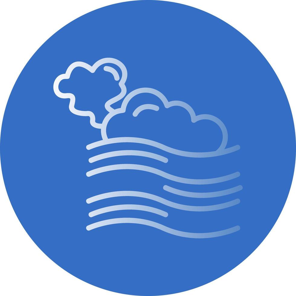 diseño de icono de vector de niebla