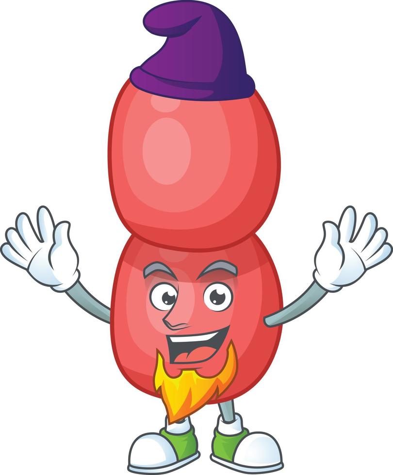 Cartoon character of neisseria gonorrhoeae vector