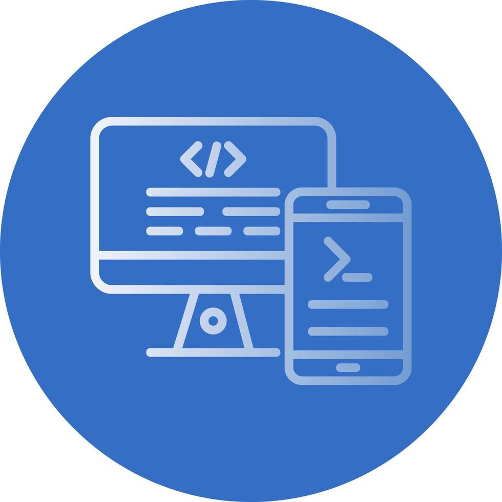 diseño de icono de vector de terminal de código