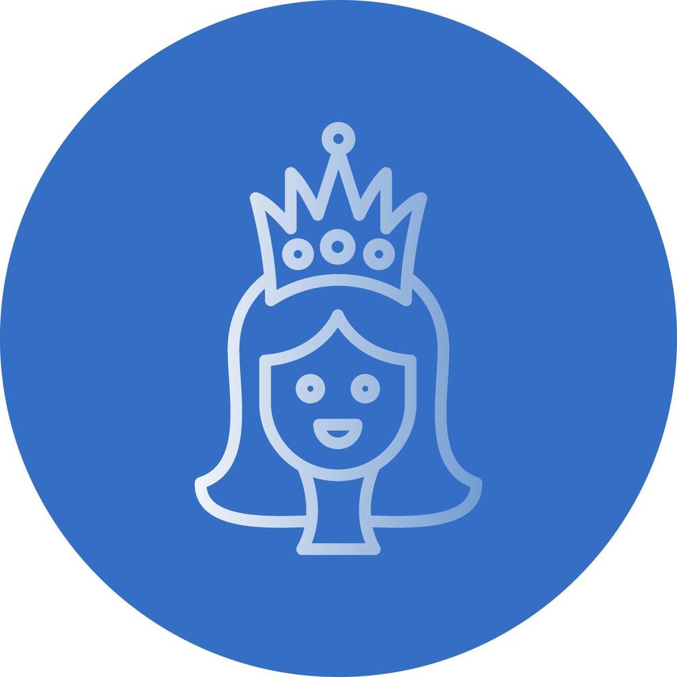 Princess Vector Icon Design