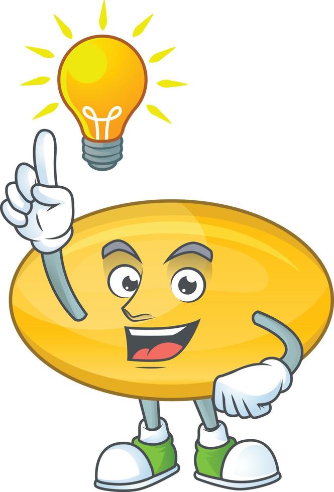 Oil capsule Cartoon character vector