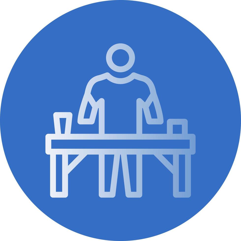 Massage Therapist Vector Icon Design