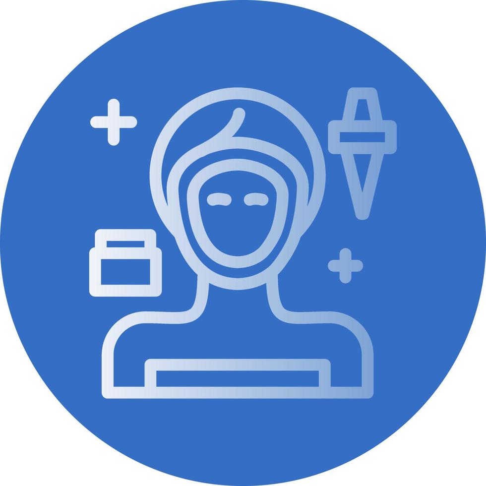 Facial Treatment Vector Icon Design