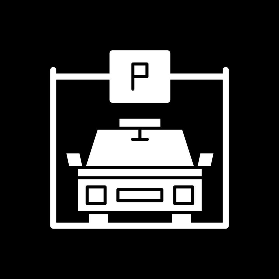 Parking Vector Icon Design