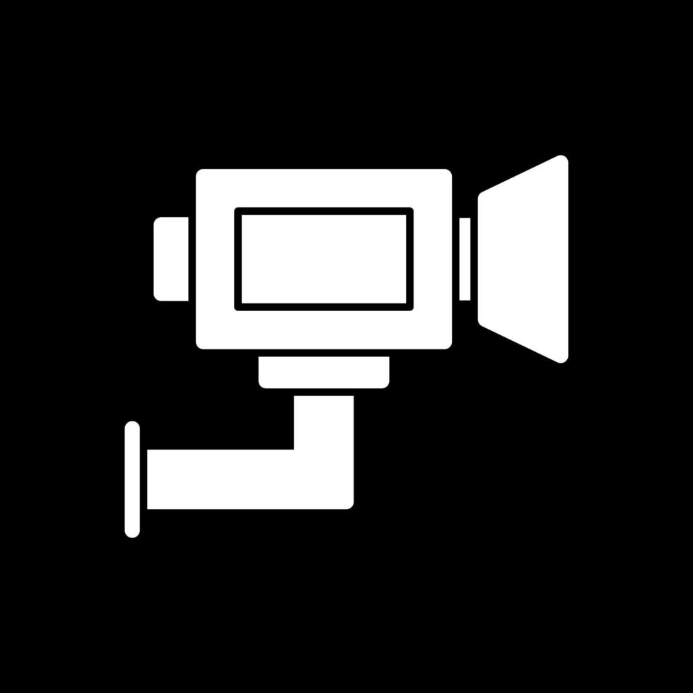 Security Camera Vector Icon Design