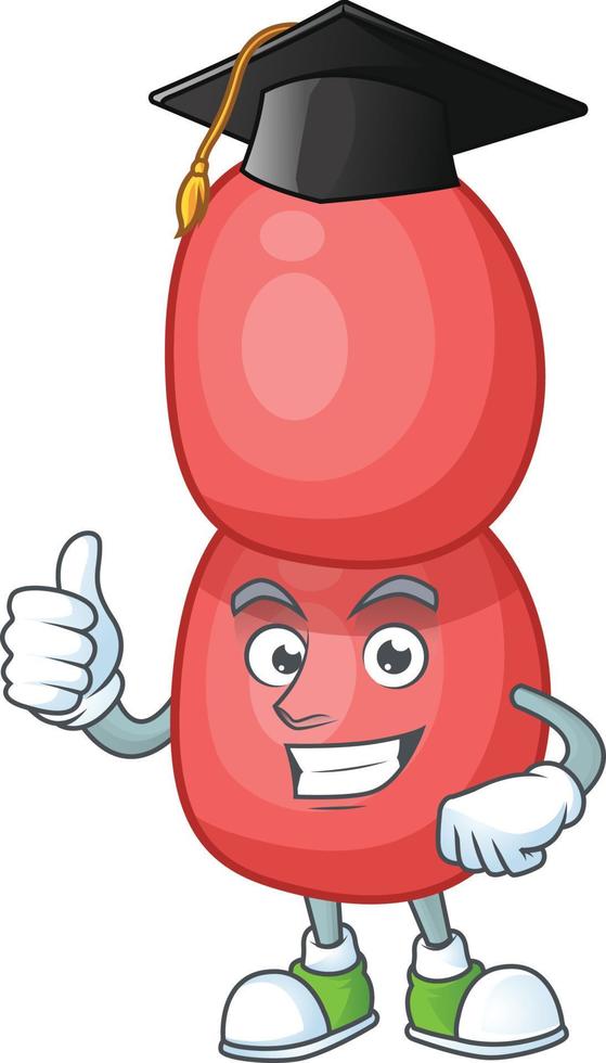 Cartoon character of neisseria gonorrhoeae vector