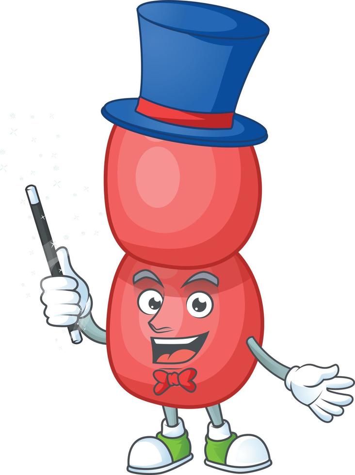 Cartoon character of neisseria gonorrhoeae vector