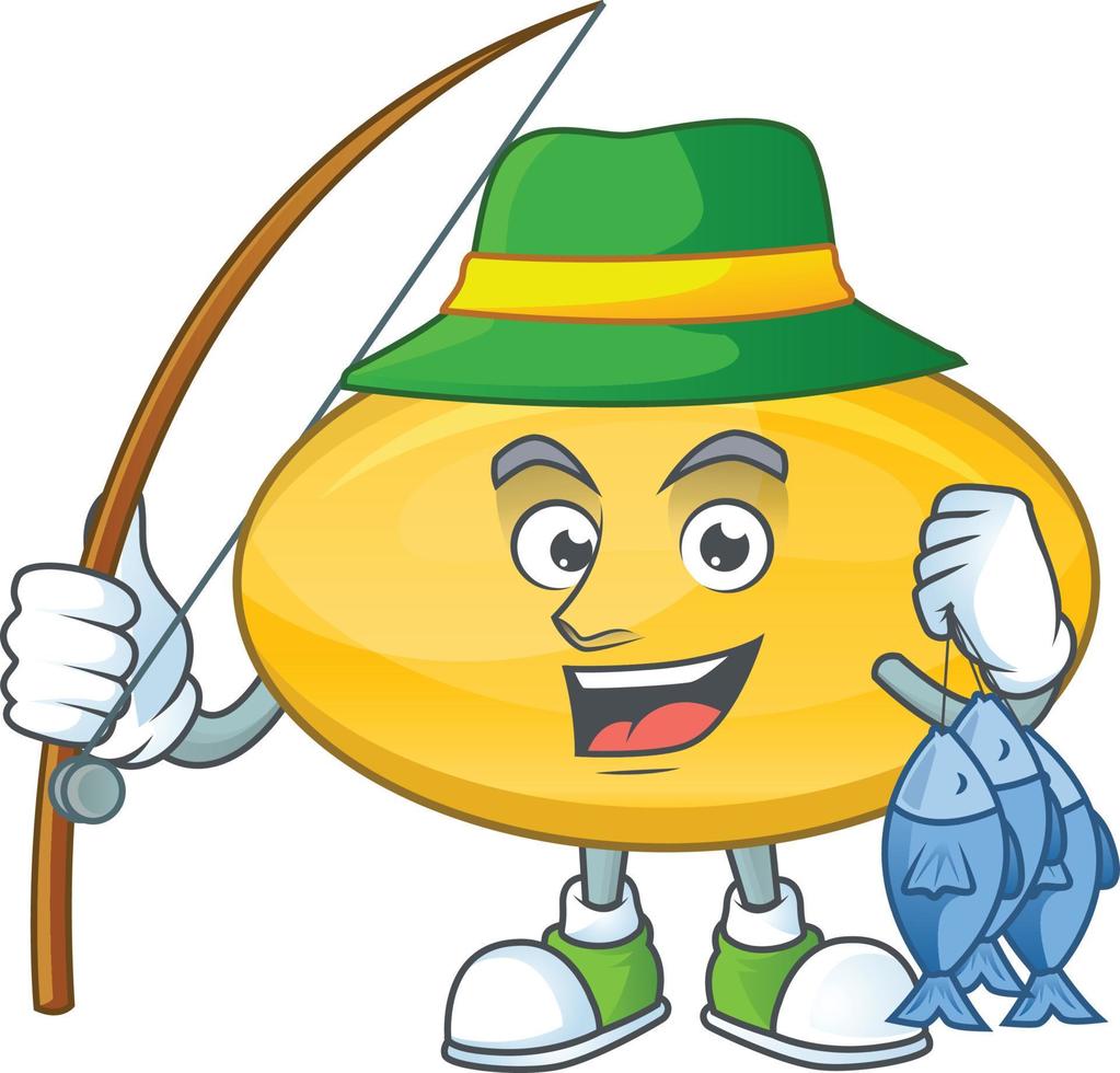 Oil capsule Cartoon character vector