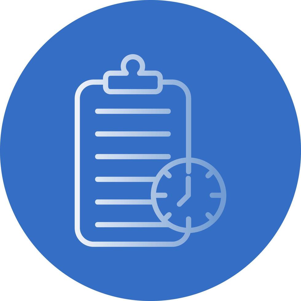 Project Deadline Vector Icon Design