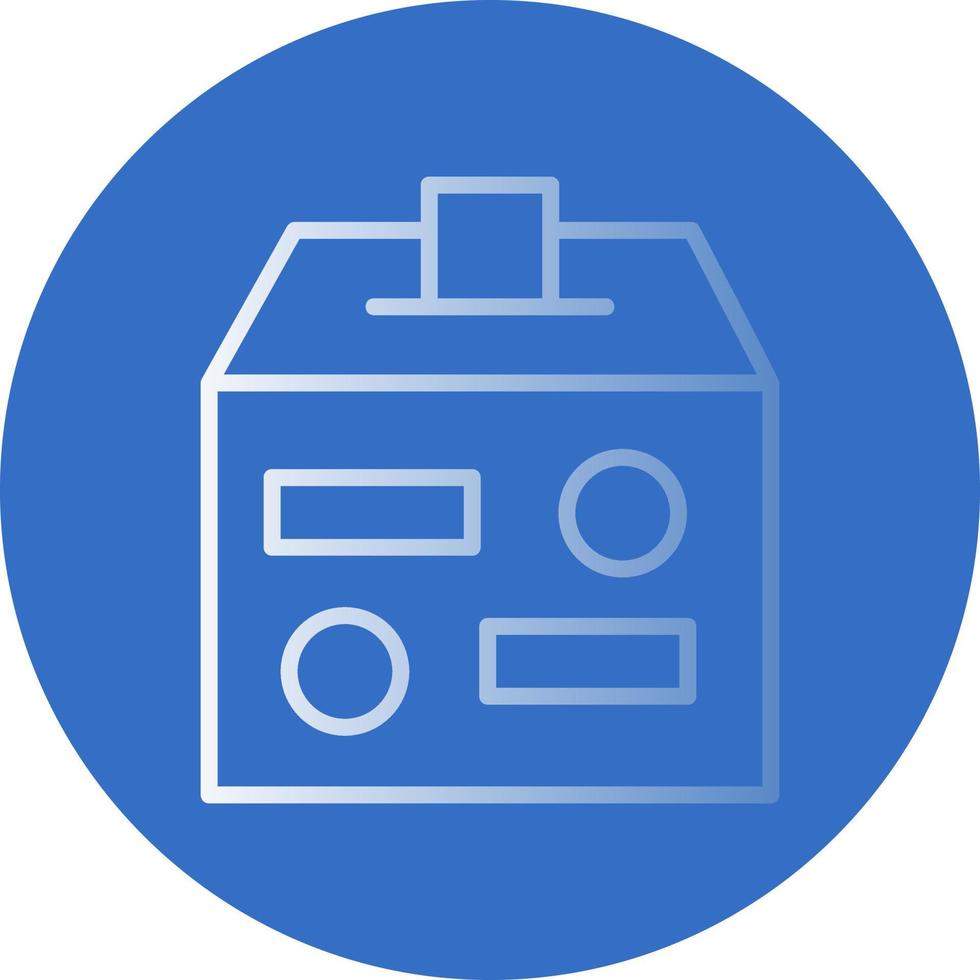Charity Box Vector Icon Design