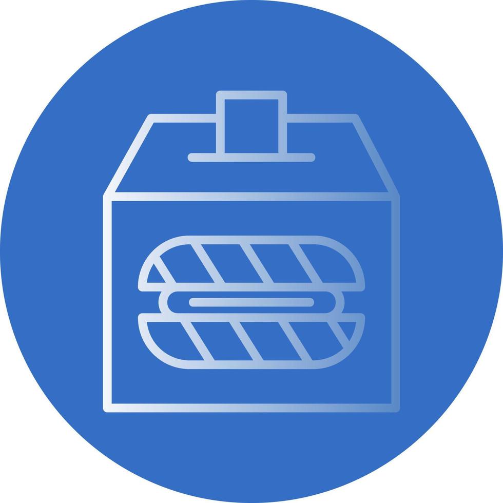 Bread Donation Vector Icon Design
