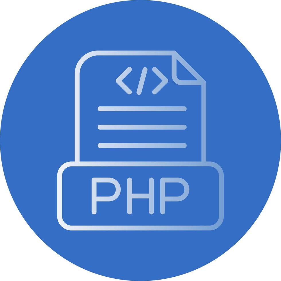 Php File Vector Icon Design