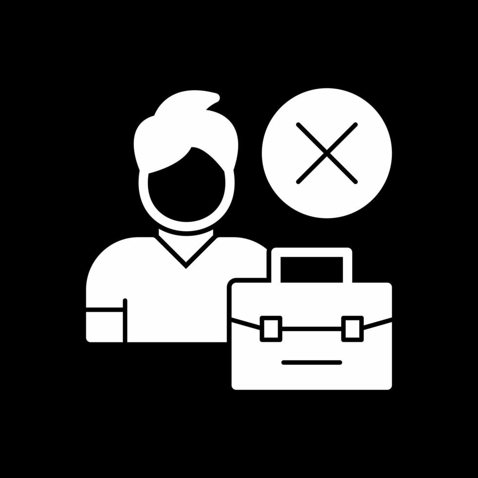 Unemployed Vector Icon Design