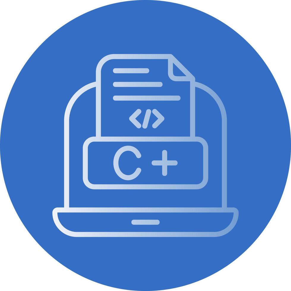 diseño de icono de vector de lenguaje de codificación