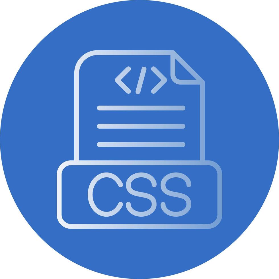 Css File Vector Icon Design