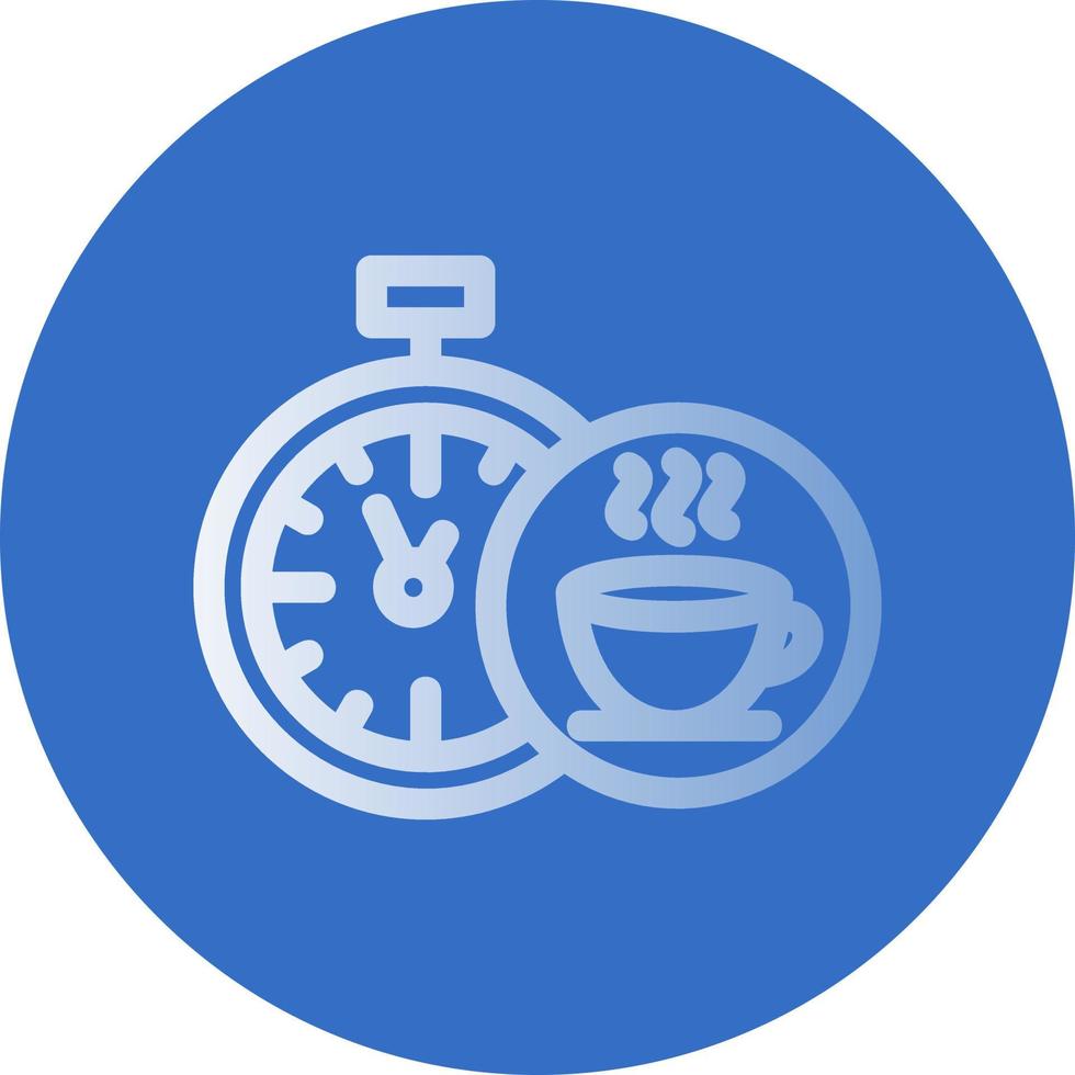 diseño de icono de vector de tiempo de té