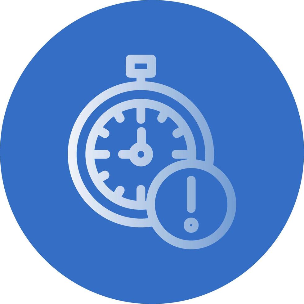 diseño de icono de vector de alerta de tiempo