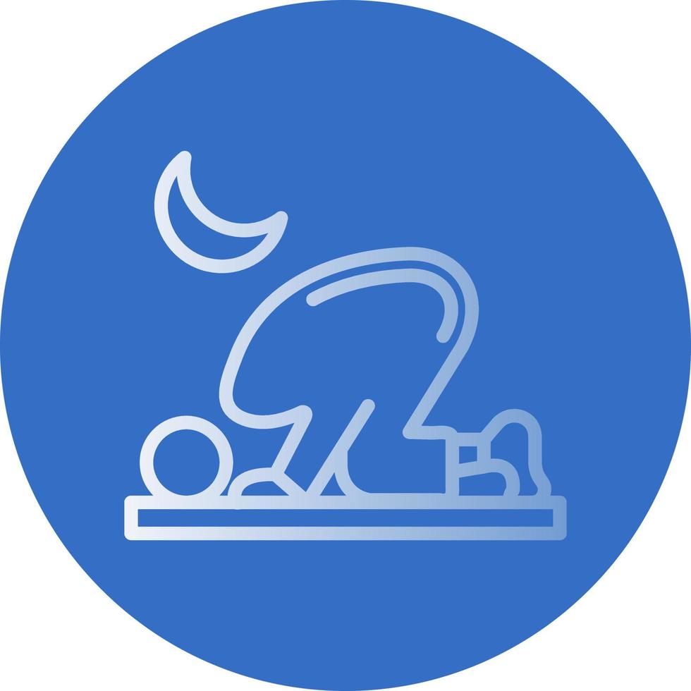 Praying Vector Icon Design