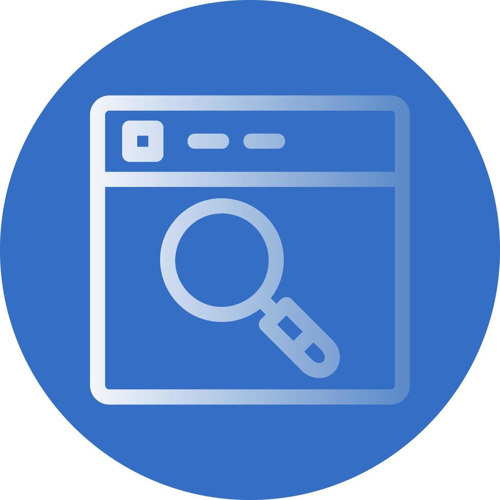 Search Engine Vector Icon Design