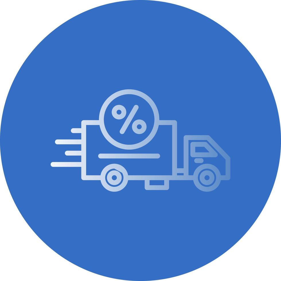 Discount Courier Vector Icon Design