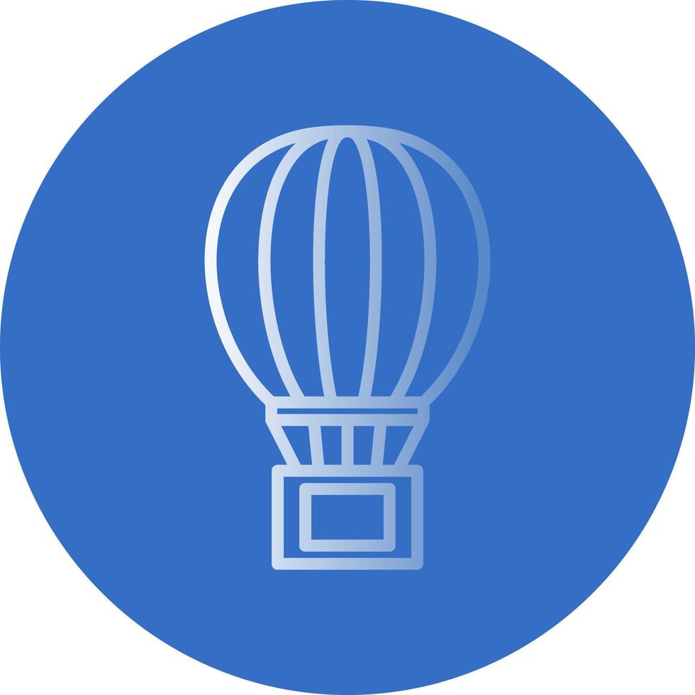 diseño de icono de vector de entrega de globo de aire