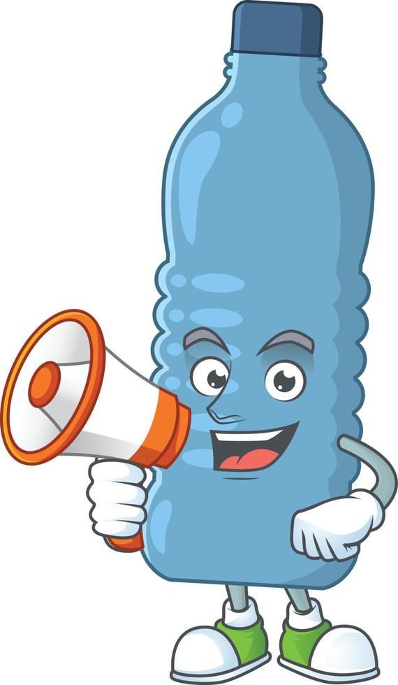 Mineral bottle Cartoon character vector