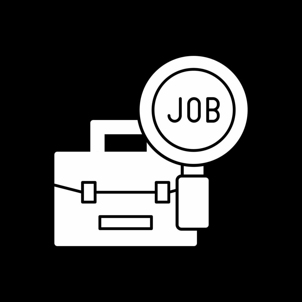 Job Search Vector Icon Design
