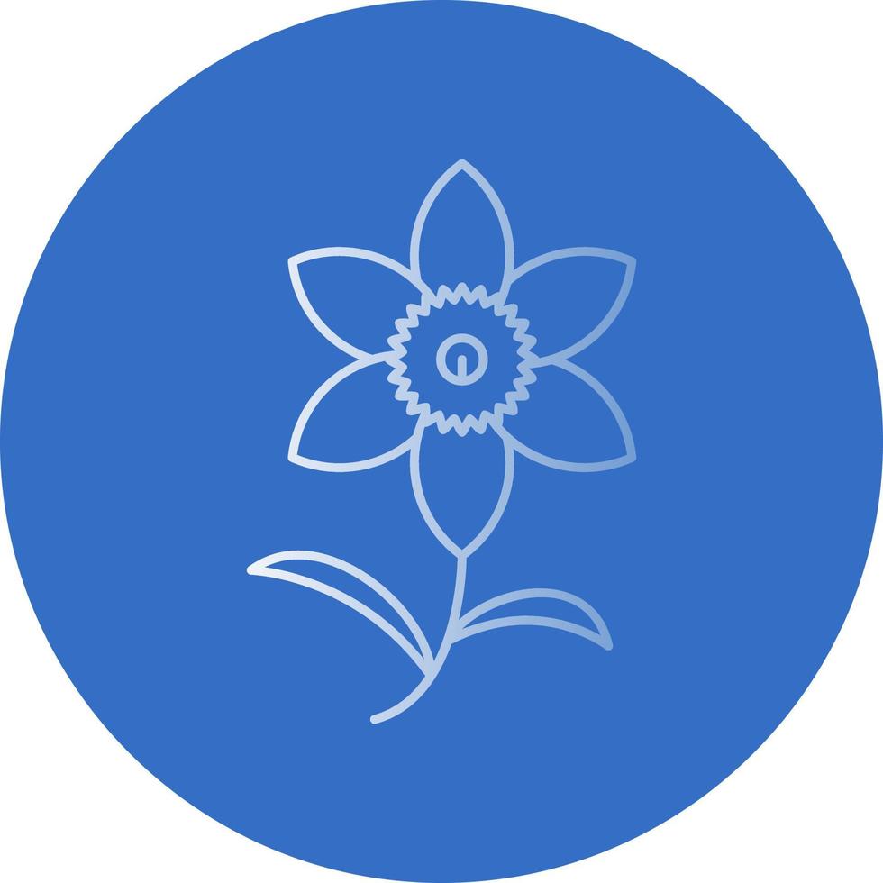 Daffodil Vector Icon Design
