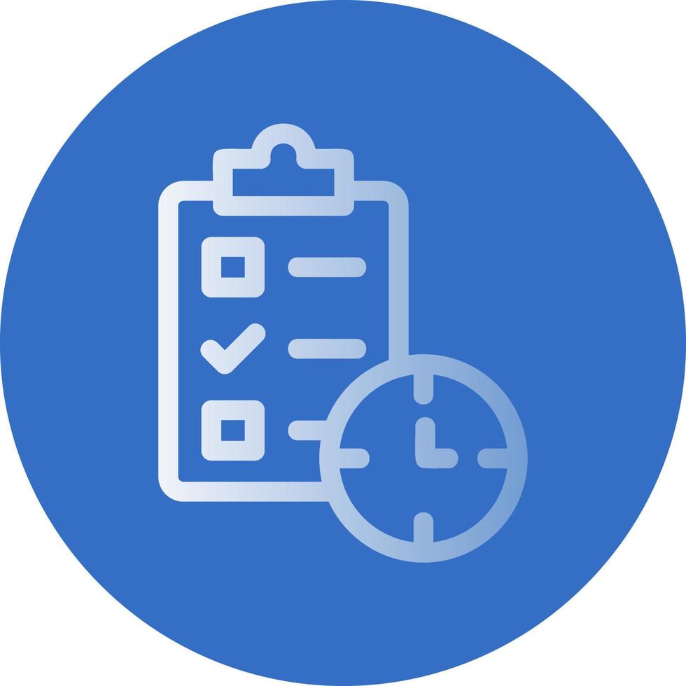 Tasks Schedule Vector Icon Design