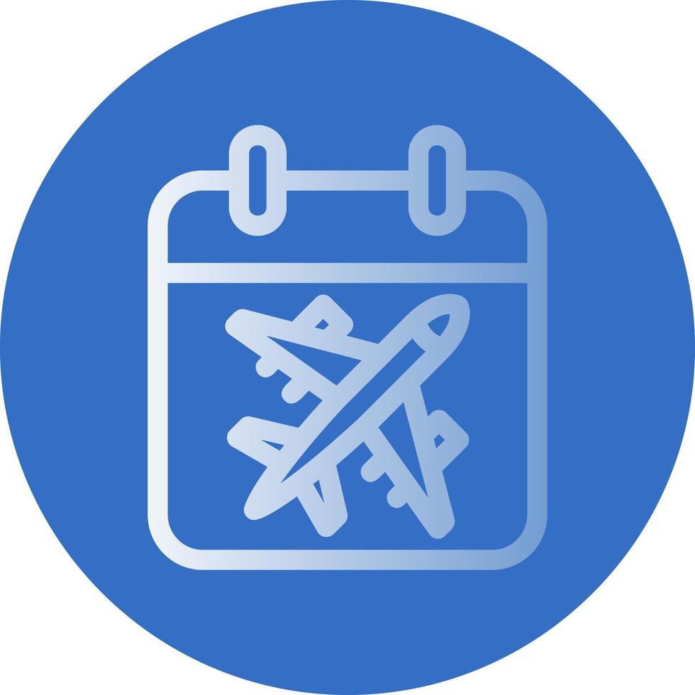 Travel Date Vector Icon Design
