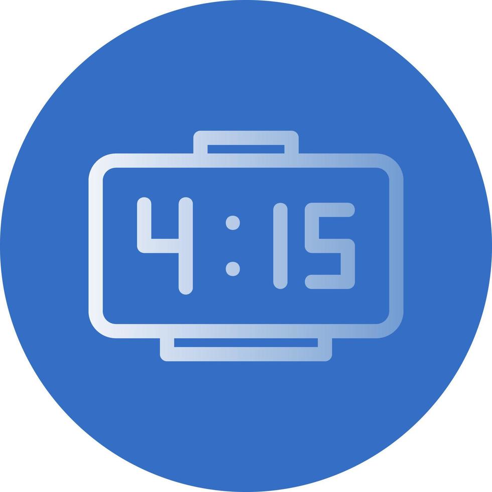 Digital Clock Vector Icon Design