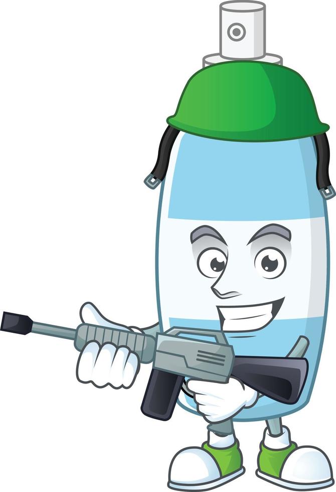 Spray hand sanitizer Cartoon character vector