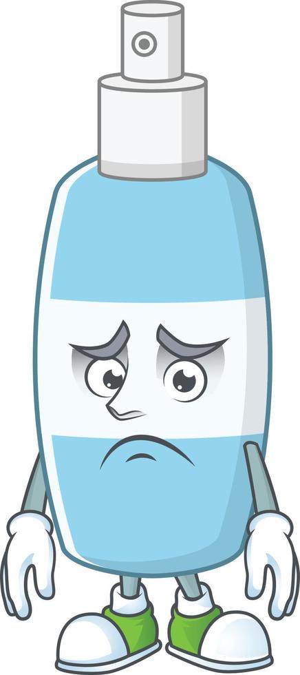 Spray hand sanitizer Cartoon character vector