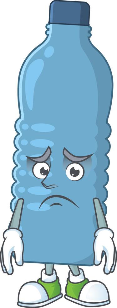 mineral botella dibujos animados personaje vector