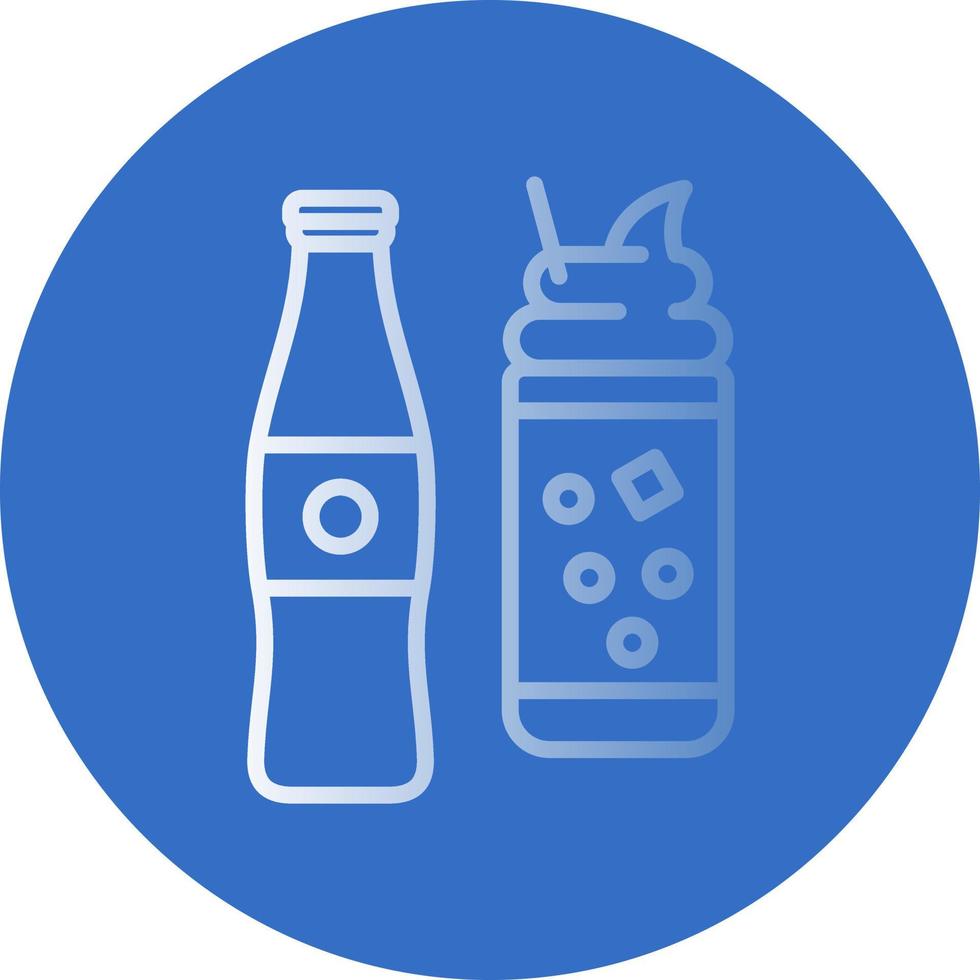 Cream Soda Vector Icon Design