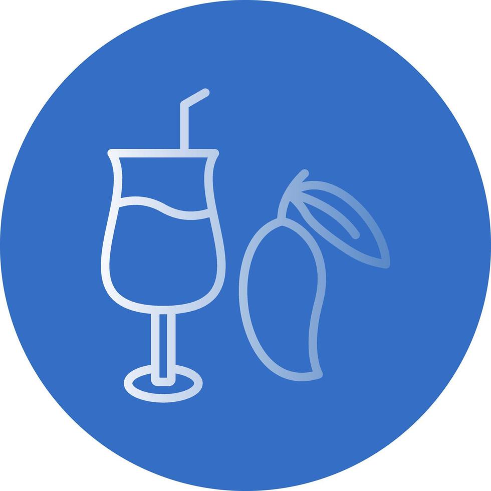 diseño de icono de vector de jugo de mango