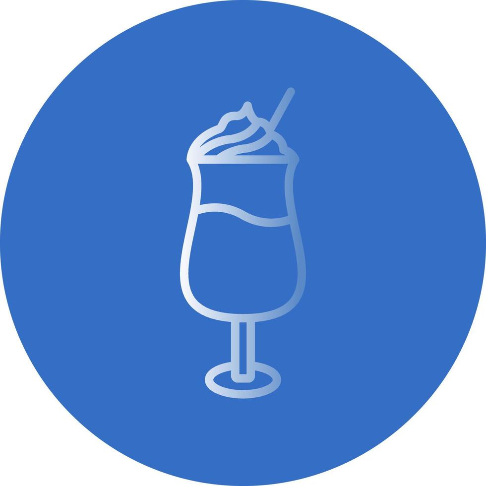 Latte Macchiato Vector Icon Design