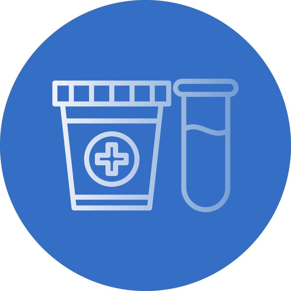 Urine Test Vector Icon Design