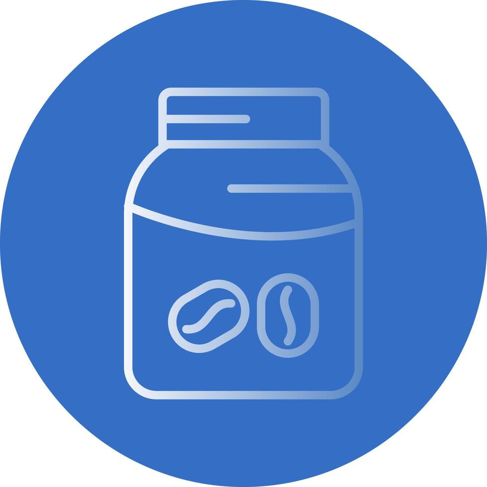 Coffee Jar Vector Icon Design
